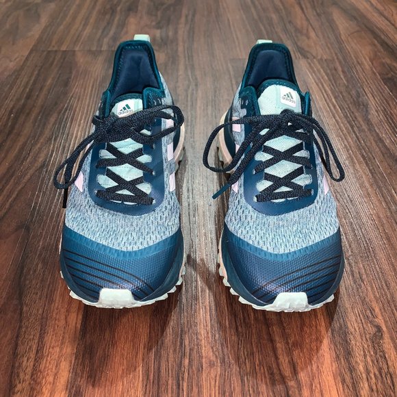 Blue adidas running shoes - Picture 4 of 6